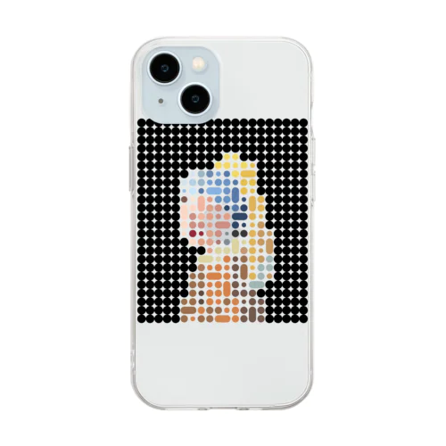 真珠の耳飾りの少女 Soft Clear Smartphone Case