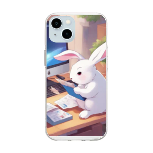 データ採取 Soft Clear Smartphone Case