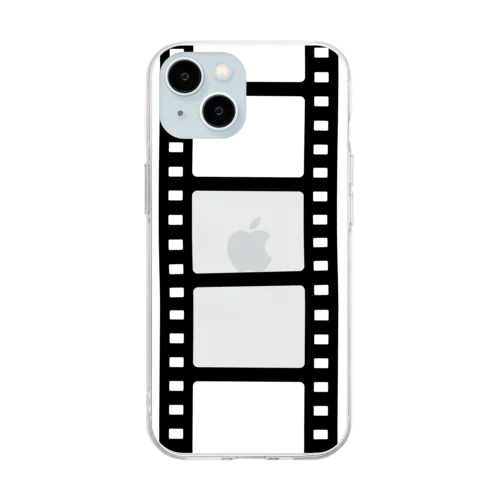 映画フィルムクリアスマホケース Soft Clear Smartphone Case