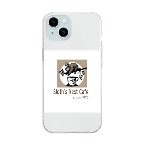 Sloth’s Nest Café Soft Clear Smartphone Case