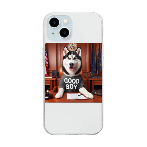 GOOD BOY大統領 Soft Clear Smartphone Case