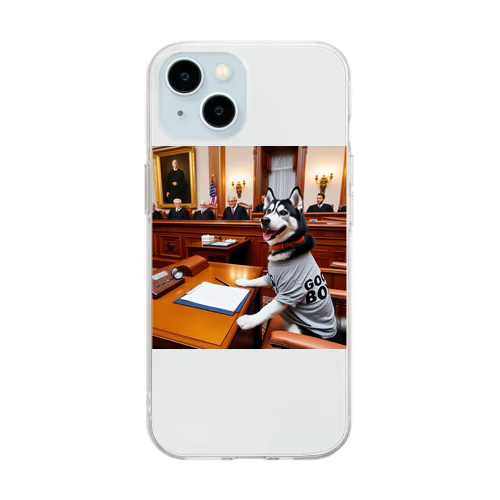 裁判参戦GOOD BOY Soft Clear Smartphone Case