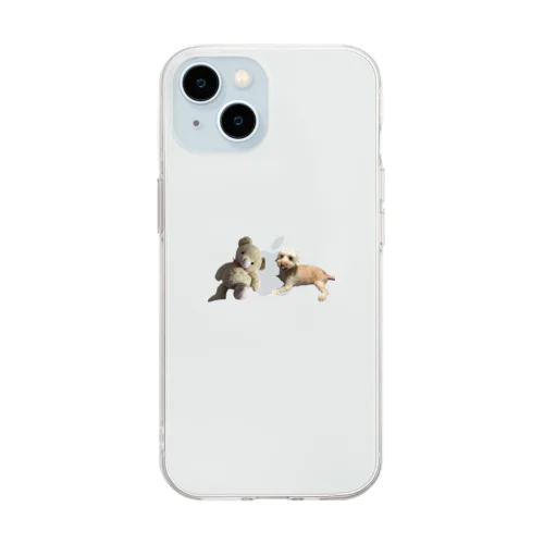 くぅーちゃんとクーちゃん Soft Clear Smartphone Case