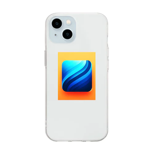 the Blue Soft Clear Smartphone Case