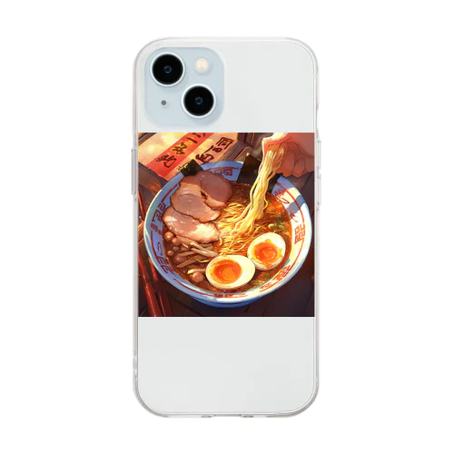 ラーメン Marsa 106 Soft Clear Smartphone Case