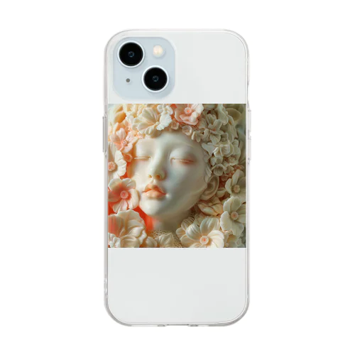 美女の眠り　なでしこ1478 Soft Clear Smartphone Case