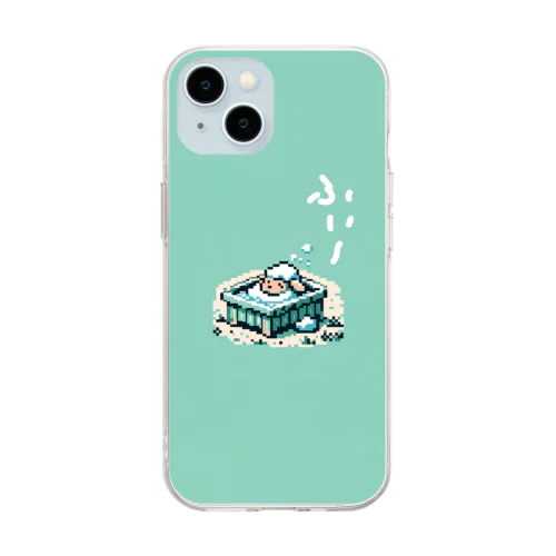 おふろひつじ Soft Clear Smartphone Case