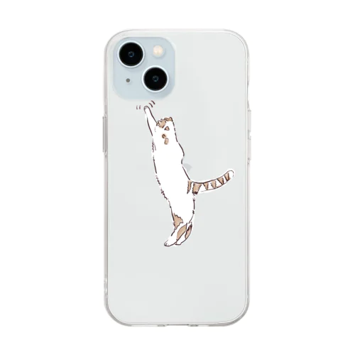 ちょいちょいねこ Soft Clear Smartphone Case