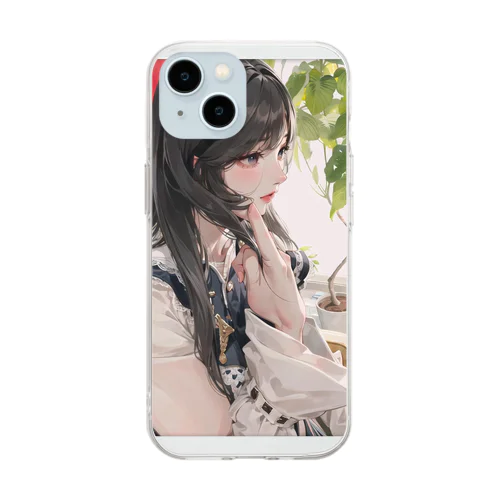 美少女シリーズ”なごみ” Soft Clear Smartphone Case