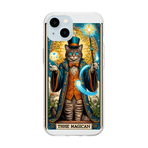 MAGICIAN CAT Soft Clear Smartphone Case