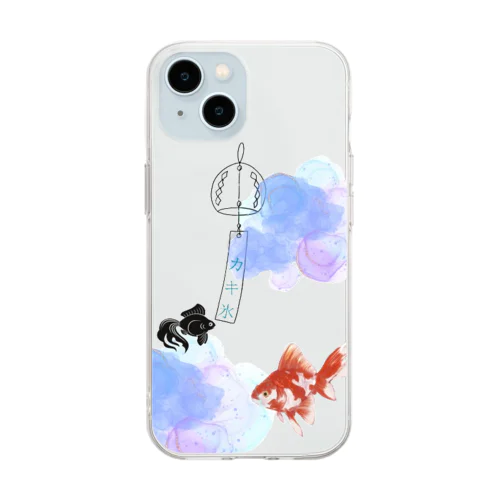 涼 Soft Clear Smartphone Case