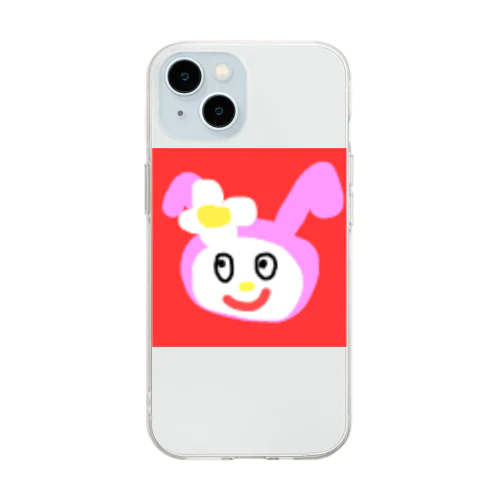 畜生うさぎちゃん Soft Clear Smartphone Case