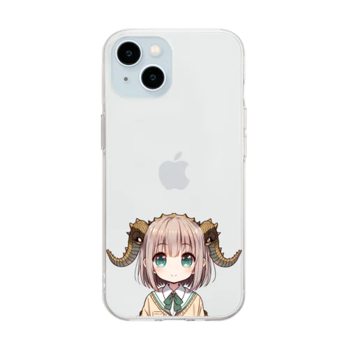 帝弼のドラゴンの女の子 １ Soft Clear Smartphone Case