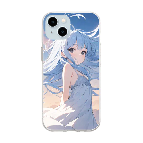 また明日ね Soft Clear Smartphone Case