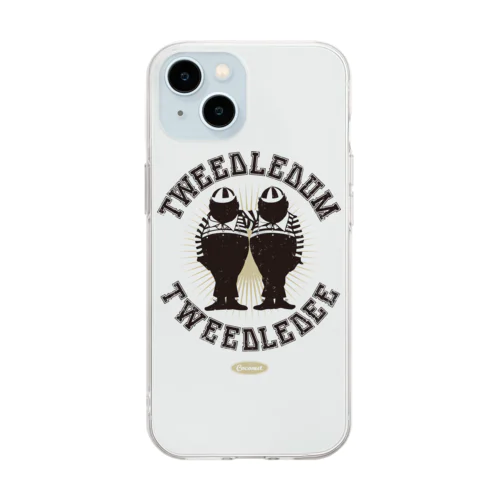 Tweedledum and Tweedledee Soft Clear Smartphone Case