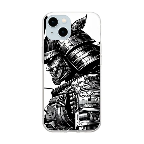 推志武士　捌 Soft Clear Smartphone Case