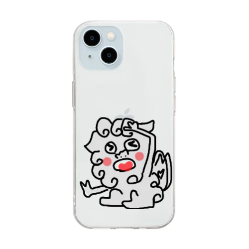 狛ったん Soft Clear Smartphone Case