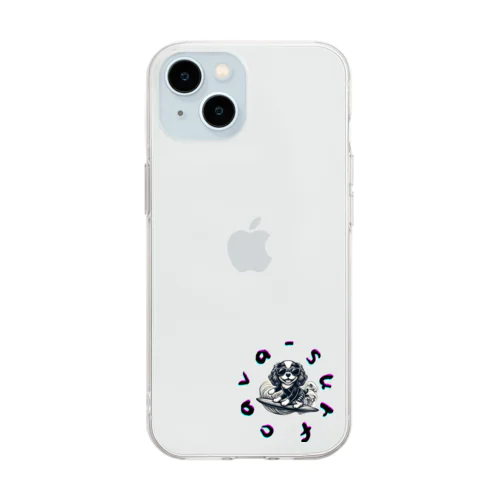 cava-surf Soft Clear Smartphone Case