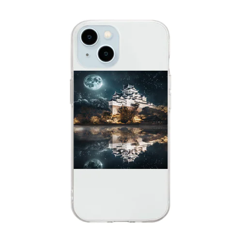 城　なでしこ147 Soft Clear Smartphone Case