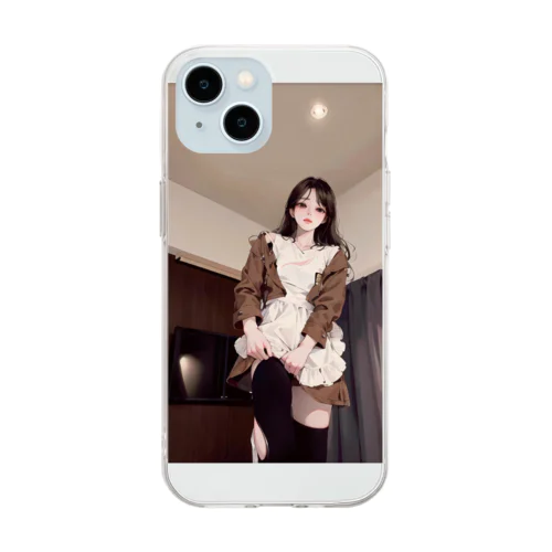 美少女シリーズ”なごみ”VOL5 セクシーver Soft Clear Smartphone Case