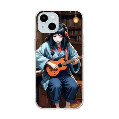 音楽好きな妖怪女子 Soft Clear Smartphone Case