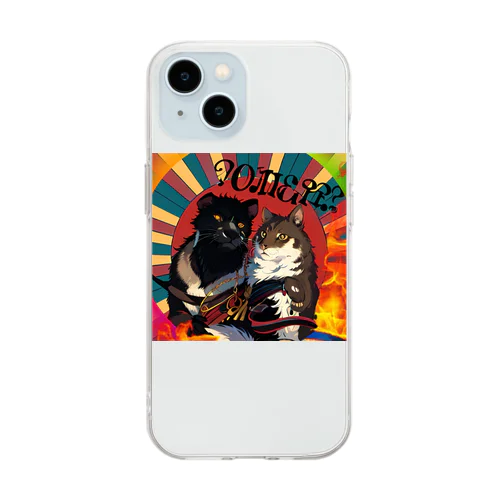 king of the cat world Soft Clear Smartphone Case