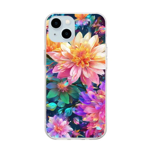 花々 Soft Clear Smartphone Case