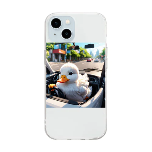 ホントの運転手は隣 Soft Clear Smartphone Case