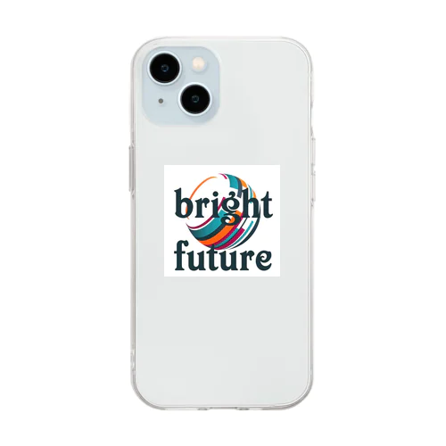 bright future Soft Clear Smartphone Case