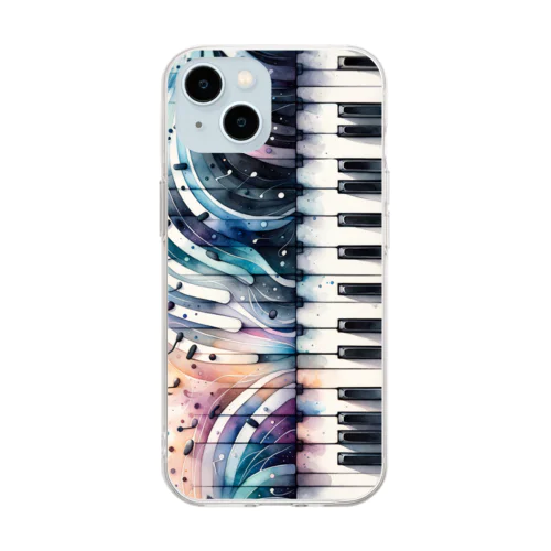 Enigmatic Piano Soft Clear Smartphone Case