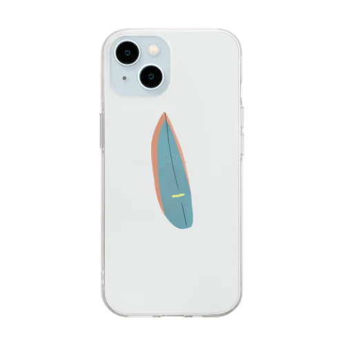 サーフボード Soft Clear Smartphone Case