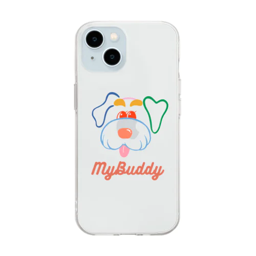 MyBuddy❤️シュナウザー ソフトクリアスマホケース