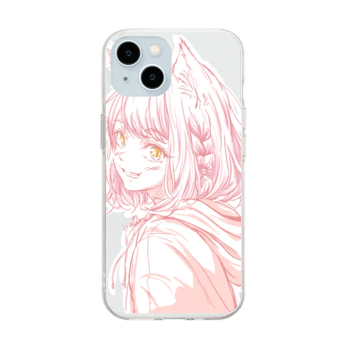 つぐみちゃん Soft Clear Smartphone Case