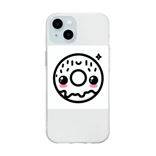 かわいいどーなつ🍩 Soft Clear Smartphone Case