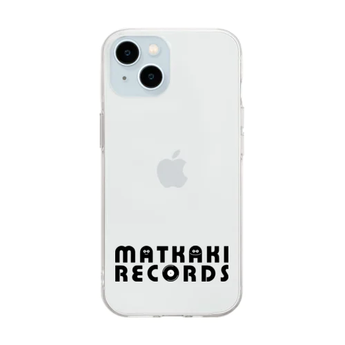 MATKAKI RECORDSロゴ ソフトクリアスマホケース