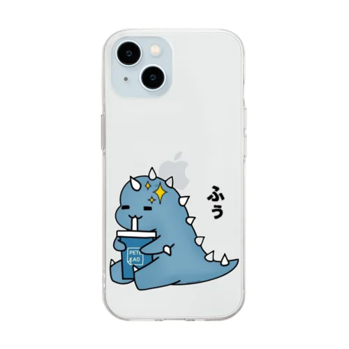 一息する龍の子 Soft Clear Smartphone Case