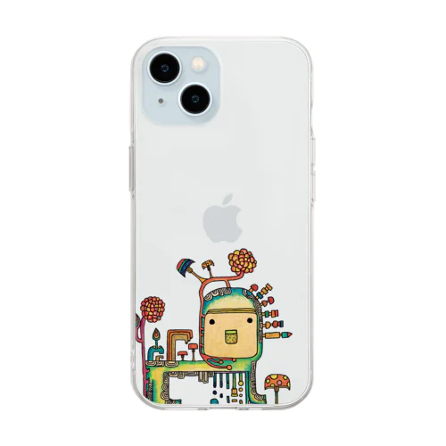 オリジナルキャラクターのスマホケース誕生！ Soft Clear Smartphone Case