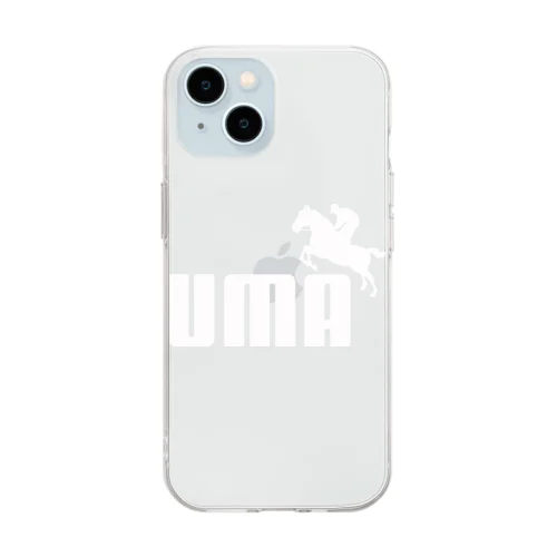 UMA（白） Soft Clear Smartphone Case