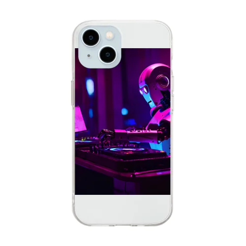 DJロボット2 Soft Clear Smartphone Case