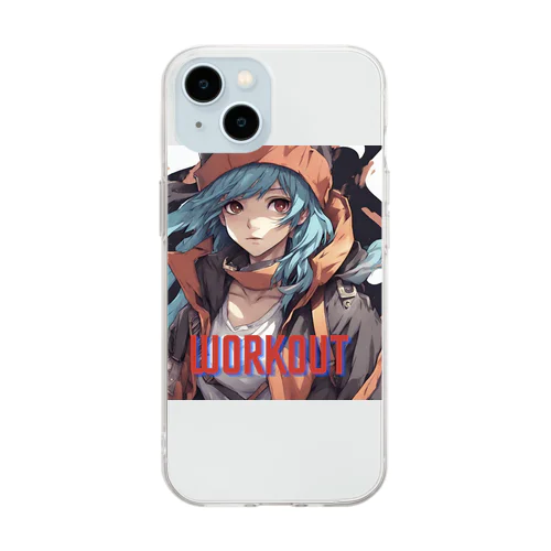 未来形女子2 Soft Clear Smartphone Case