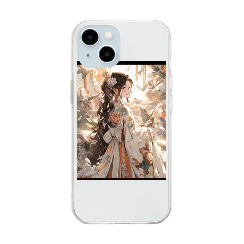 東洋のお姫様　なでしこ1478 Soft Clear Smartphone Case
