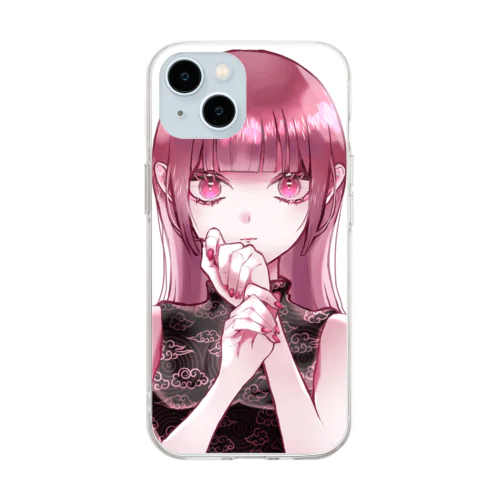 ちゃいな Soft Clear Smartphone Case