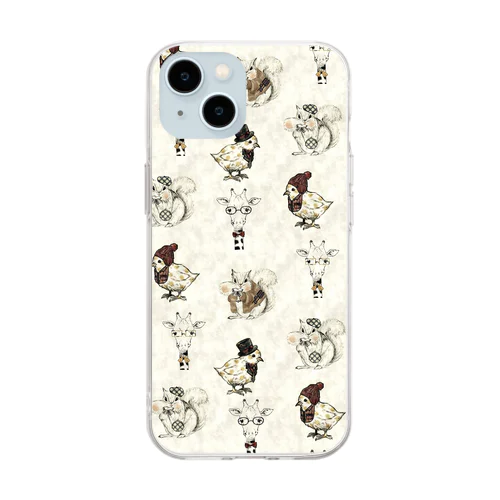 animal Soft Clear Smartphone Case