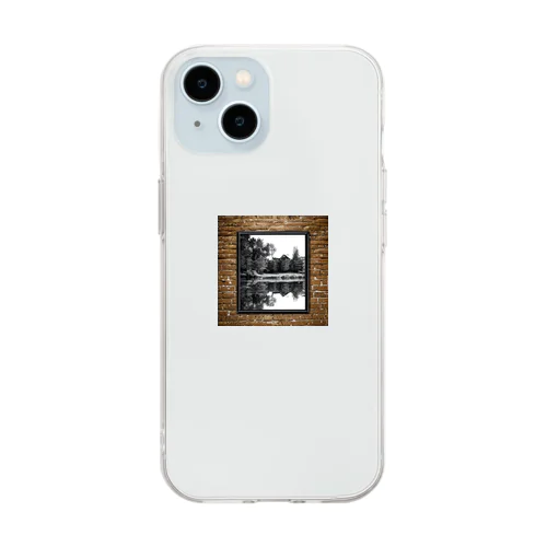 レトロ　風景 Soft Clear Smartphone Case