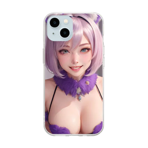 AI最強美少女 Soft Clear Smartphone Case