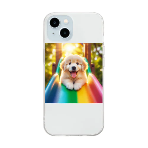 犬の喜び Soft Clear Smartphone Case