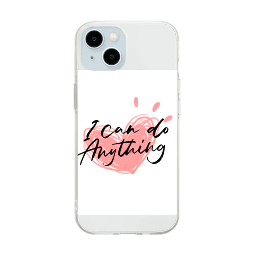 I can do Anything Soft Clear Smartphone Case