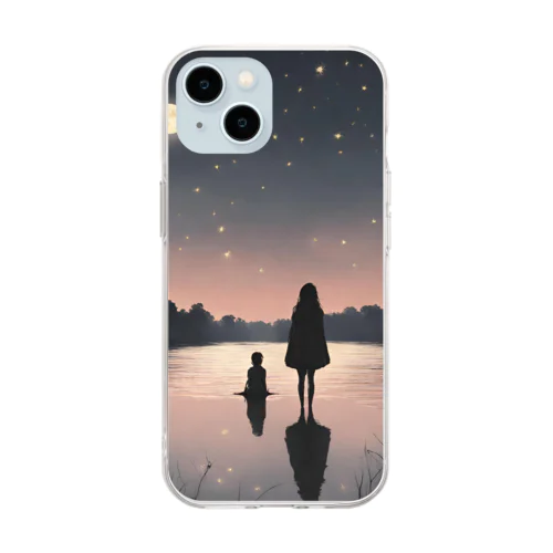 淡い夜 Soft Clear Smartphone Case