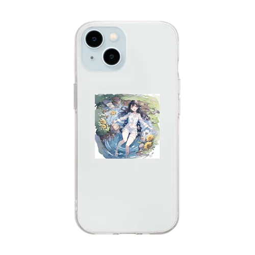 誘い Soft Clear Smartphone Case