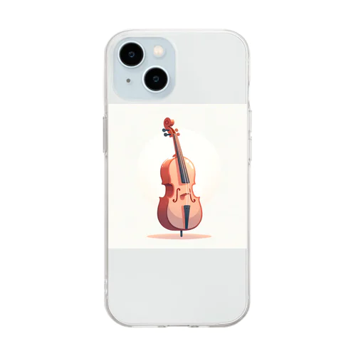 チェロくん Soft Clear Smartphone Case